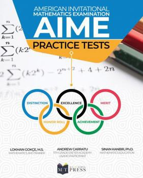 Paperback American Invitational Mathematics Examination (AIME) Preparation: 5 Practice Tests Book