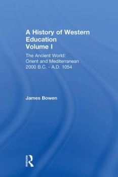 Paperback Hist West Educ: Ancient World V 1 Book