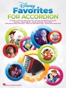 Paperback Disney Favorites for Accordion Book