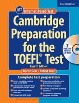 Paperback Cambridge Preparation for the Toefl(r) Test Book [With CDROM] Book