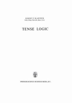 Hardcover Tense Logic Book