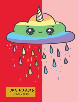 My Blank Sticker Book: Album of My Favorite Sticker: A Blank Permanent and Letter Size Sticker Book for Create Ideas Girls and Boys (Activity Book for Kids Ages 5-8 Years Old)