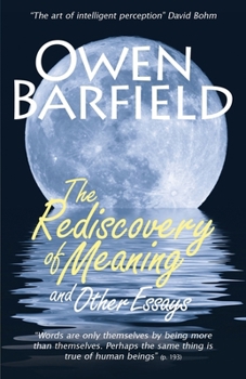 Paperback The Rediscovery of Meaning, and Other Essays Book