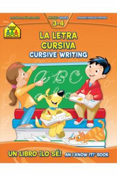 Paperback Cursive Writing 3-4 Bilingual Work Book: I Know It! Book