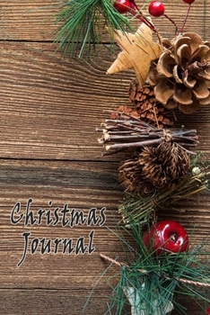Christmas Journal: Journal & personal diary for women and men: personal notebook with a lovely christmas design : Size at 6"x9" with 90 lined & framed pages