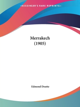 Paperback Merrakech (1905) Book