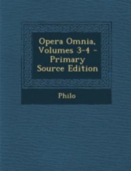 Paperback Opera Omnia, Volumes 3-4 [Greek] Book