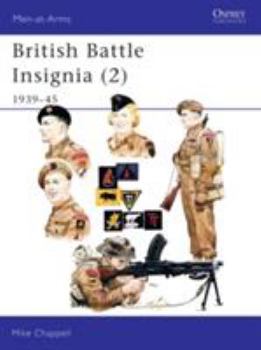 Paperback British Battle Insignia (2): 1939-45 Book