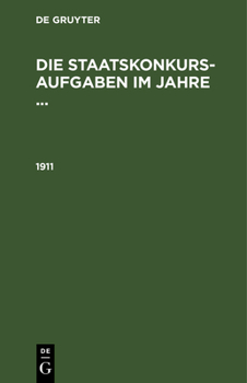 Hardcover 1911 [German] Book