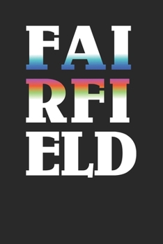 Awesome Retro Style Rainbow Fairfield Notebook Journal 120 Lined Pages