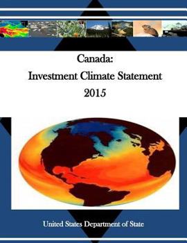 Paperback Canada: Investment Climate Statement 2015 Book