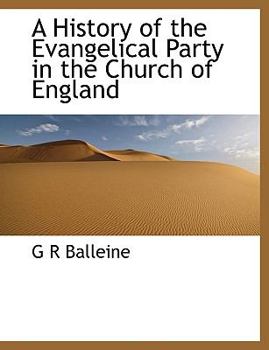 A History of the Evangelical Party in the Church of England