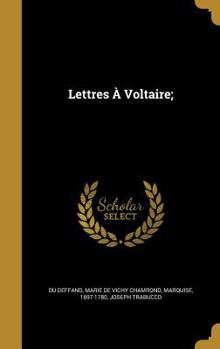 Hardcover Lettres À Voltaire; Book