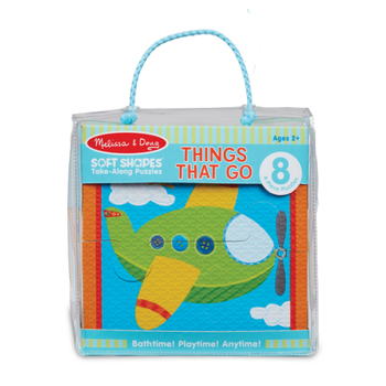 Toy Soft Shapes Take-Along Puzzles - Things That Go Book