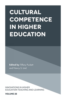 Hardcover Cultural Competence in Higher Education Book