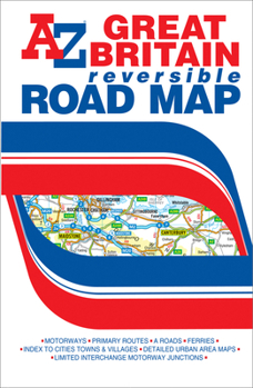 Paperback Great Britain A-Z Road Map (reversible) Book