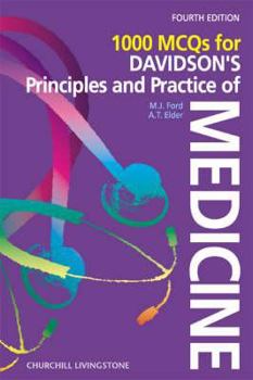 Hardcover 1000 McQ's for Davidson's Principles & Practice of Medicine Book