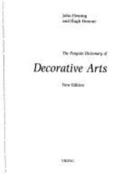 Hardcover The Penguin Dictionary of Decorative Arts Book