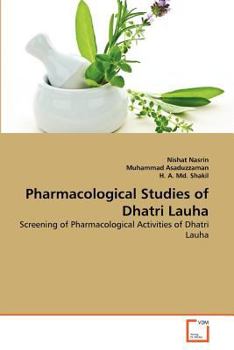 Paperback Pharmacological Studies of Dhatri Lauha Book