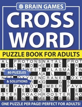 Paperback Crossword Puzzle Book For Adults: Hours of Fun and Leisure Celebrating Puzzle Game For Adults [Large Print] Book