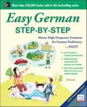 Paperback Easy German Step-By-Step Book