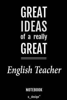 Notebook for English Teachers / English Teacher: awesome handy Note Book [120 blank lined ruled pages]