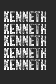 Paperback Name KENNETH Journal Customized Gift For KENNETH A beautiful personalized: Lined Notebook / Journal Gift, Notebook for KENNETH,120 Pages, 6 x 9 inches Book
