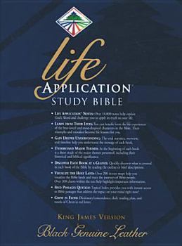Leather Bound Life Application Study Bible-KJV Book