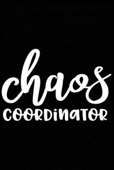 Paperback Chaos Coordinator: Black Dotted Grid Notebook Book