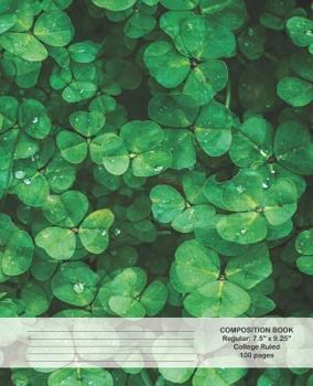 Paperback Composition Book: Clover Book