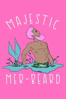 Paperback Majestic Mer-Beard: Weekly Planner Book