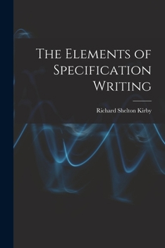 Paperback The Elements of Specification Writing Book