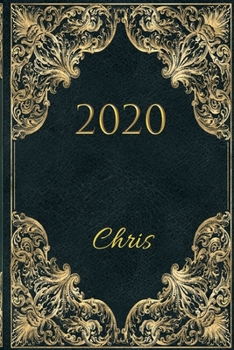 Paperback 2020 Chris: 2020 Full year Appointment Diary with Calendar Personalised Book