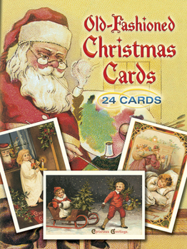 Paperback Old-Fashioned Christmas Cards: 24 Cards Book