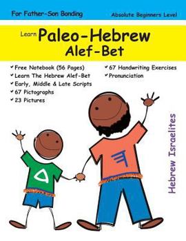 Paperback Learn Paleo-Hebrew Alef-Bet (For Fathers & Sons) Book