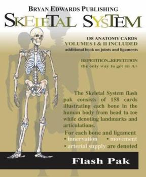 Spiral-bound Flash Pak Skeletal System Volumes 1 & 2 Book