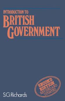 Paperback Introduction to British Government Book