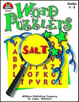 Paperback Word Puzzlers - Grades 4-5 Book