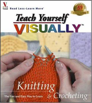 Paperback Teach Yourself Visually Knitting & Crocheting Book
