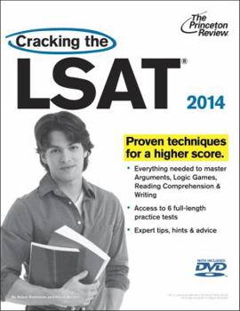 Paperback Cracking the LSAT with 6 Practice Tests & DVD, 2014 Edition (Graduate School Test Preparation) Book