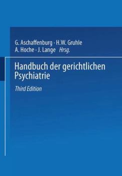 Paperback Handbuch Der Gerichtlichen Psychiatrie [German] Book