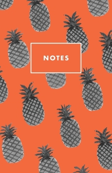 Notes: Red-Orange Pineapples Tropical Palm Beach Paperback Journal / Diary / Notebook with 100 Lined, Cream-colored Pages for Writing Notes and ... Prime Floridian (Prime Floridian Notebooks)
