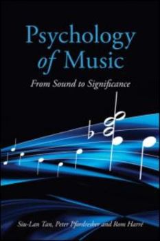 Hardcover Psychology of Music: From Sound to Significance Book