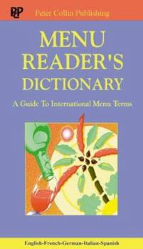 Paperback Menu Reader's Dictionary: A Guide to International Menu Terms Book