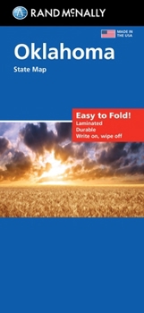 Map Rand McNally Easy to Fold: Oklahoma State Laminated Map Book