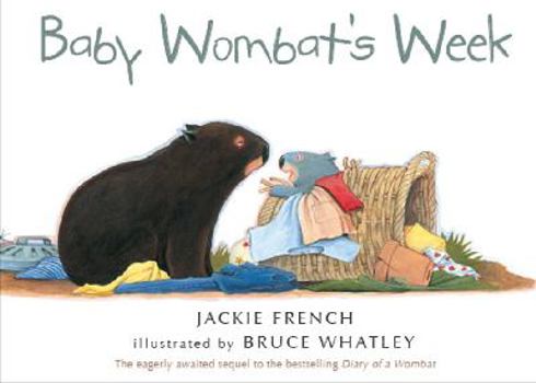 Hardcover Baby Wombat's Week Book