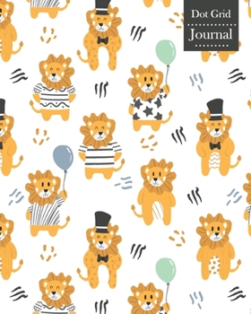 Paperback Dot Grid Journal: Notebook Planner with Cute Lions Themed Cover Design Book