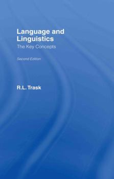 Hardcover Language and Linguistics: The Key Concepts Book