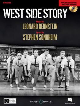 Hardcover West Side Story Piano/Vocal Selections with Piano Accompaniment Recording Book/Online Audio Book