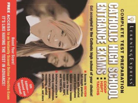 Paperback Catholic High School Entrance Exams: COOP/HSPT/TACHS Book